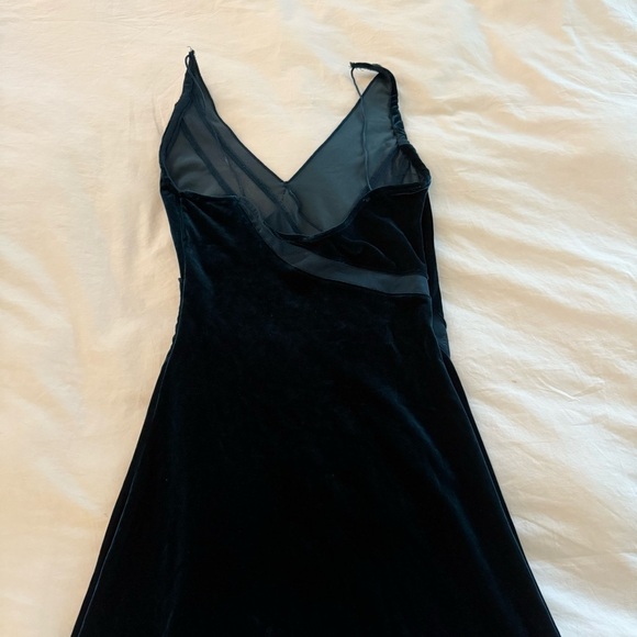 Free People Spliced Velvet Maxi Dress forest green - Picture 10 of 11